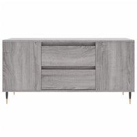 Tavolino Salotto Grigio Sonoma 102x44,5x50 cm Legno Multistrato 830994