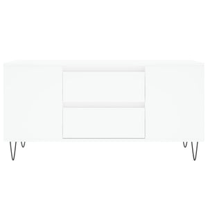 Tavolino da Salotto-Tavolino da soggiorno-Tavolo Bianco 102x44,5x50 cm in Legno Multistrato 746546