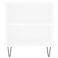 Tavolino da Salotto-Tavolino da soggiorno-Tavolo Bianco 102x44,5x50 cm in Legno Multistrato 746546
