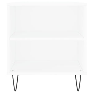 Tavolino da Salotto-Tavolino da soggiorno-Tavolo Bianco 102x44,5x50 cm in Legno Multistrato 746546