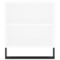 Tavolino da Salotto Bianco 102x44,5x50 cm in Legno Multistrato