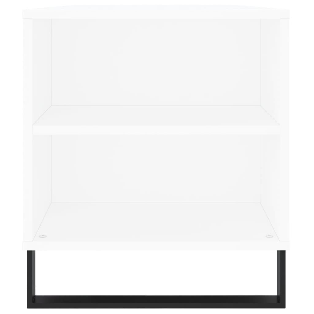 Tavolino da Salotto-Tavolino da soggiorno-Tavolo Bianco 102x44,5x50 cm in Legno Multistrato 270285
