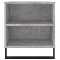 Tavolino Salotto Grigio Cemento 102x44,5x50cm Legno Multistrato 831008