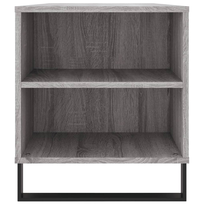 Tavolino Salotto Grigio Sonoma 102x44,5x50 cm Legno Multistrato 831010
