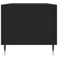 Tavolino da Salotto Nero 90x49x45 cm in Legno Multistrato 831013