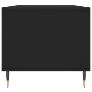 Tavolino da Salotto Nero 90x49x45 cm in Legno Multistrato 831013