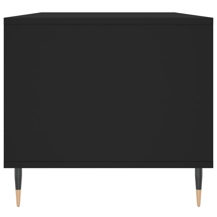 Tavolino da Salotto Nero 90x49x45 cm in Legno Multistrato 831013