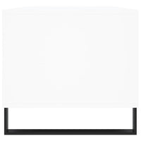 Tavolino da Salotto Bianco 90x49x45 cm in Legno Multistrato 831028