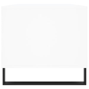 Tavolino da Salotto Bianco 90x49x45 cm in Legno Multistrato 831028