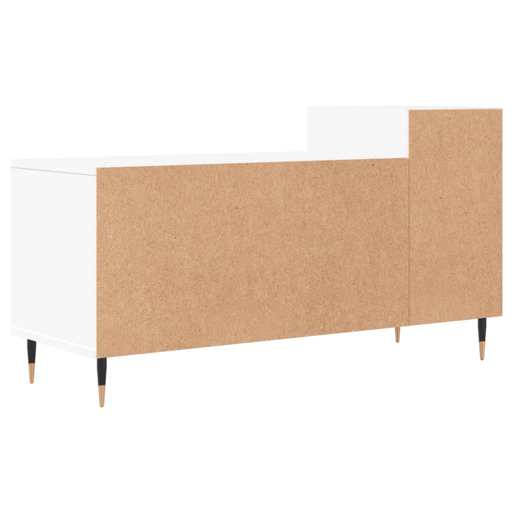 Mobile Porta TV-Mobile per TV-Credenza TV Bianco 100x35x55 cm in Legno Multistrato 210626