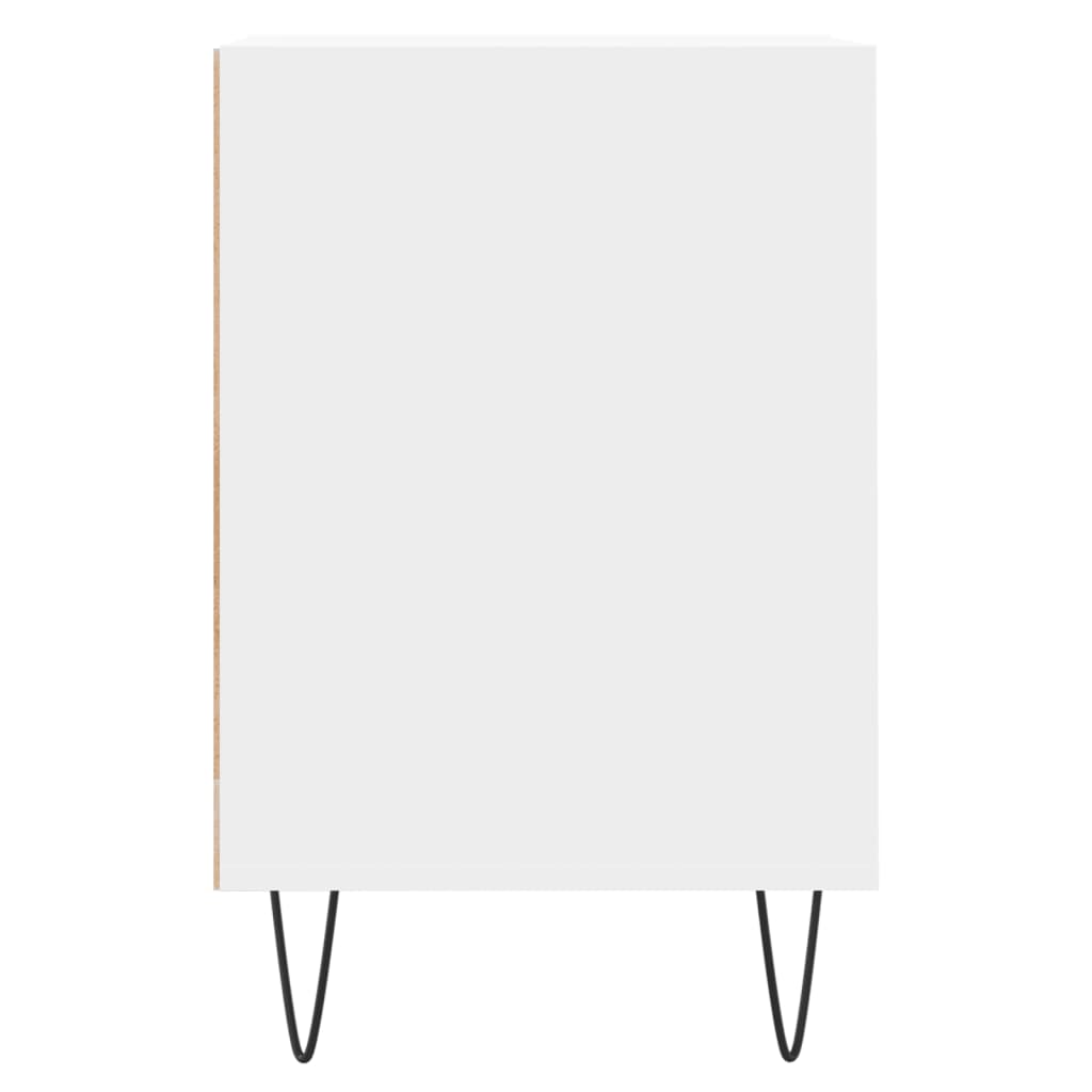 Mobile Porta TV-Mobile per TV-Credenza TV Bianco 100x35x55 cm in Legno Multistrato 372673