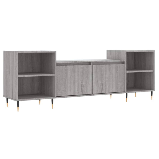 Mobile TV-Credenza TV-Console TV Grigio Sonoma 160x35x55 cm in Legno Multistrato 246309