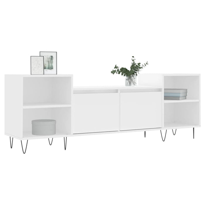 Mobile Porta TV Bianco 160x35x55 cm in Legno Multistrato 831340