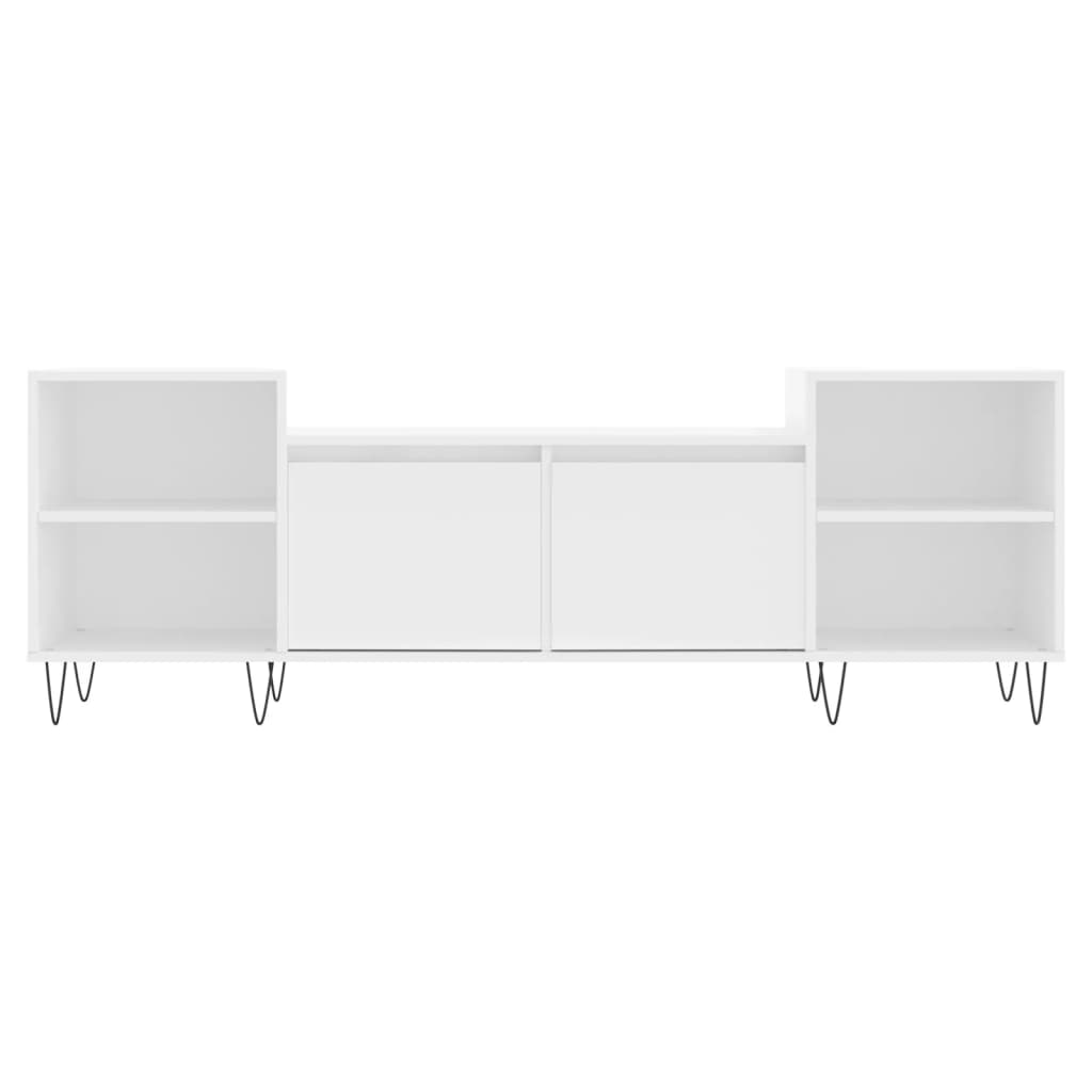 Mobile Porta TV Bianco 160x35x55 cm in Legno Multistrato 831340