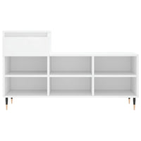 Scarpiera Bianca 102x36x60 cm in Legno Multistrato 831356