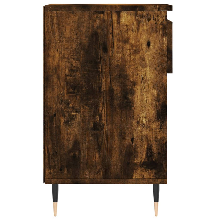 Scarpiera Rovere Fumo 102x36x60 cm in Legno Multistrato 831361