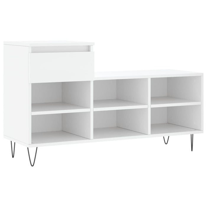 Scarpiera Bianca 102x36x60 cm in Legno Multistratocod mxl 78835