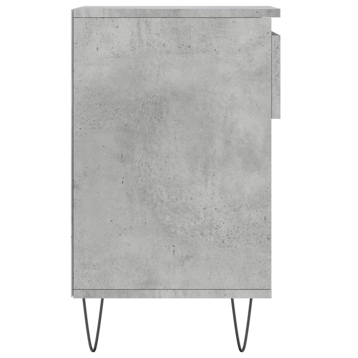 Scarpiera Grigio Cemento 102x36x60 cm in Legno Multistrato 831368