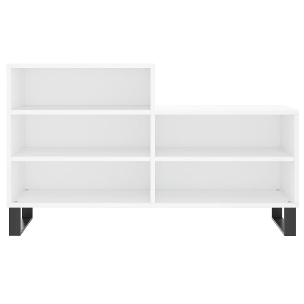 Scarpiera Bianca 102x36x60 cm in Legno Multistrato