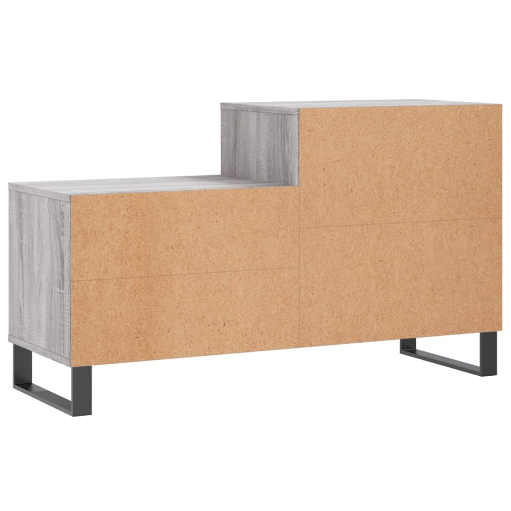 Scarpiera Grigio Sonoma 102x36x60 cm in Legno Multistrato 831402