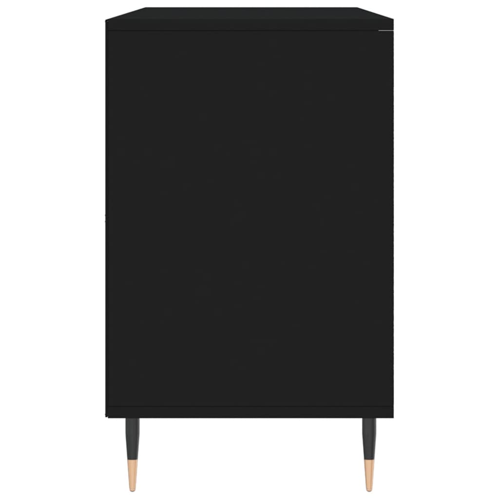 Scarpiera Nera 102x36x60 cm in Legno Multistrato 831405