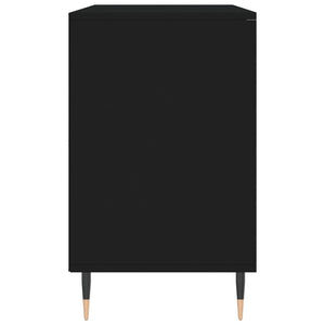 Scarpiera Nera 102x36x60 cm in Legno Multistrato 831405