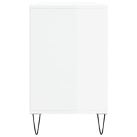 Scarpiera Bianco Lucido 102x36x60 cm in Legno Multistrato 831414