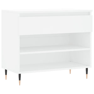 Scarpiera Bianca 70x36x60 cm in Legno Multistrato 831428