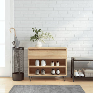 Scarpiera Rovere Sonoma 70x36x60 cm in Legno Multistrato 831439