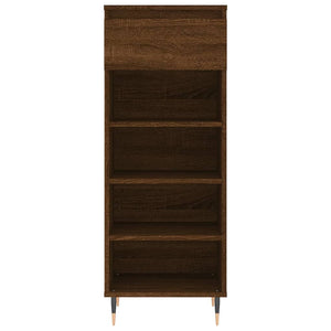Scarpiera Rovere Marrone 40x36x105 cm in Legno Multistrato