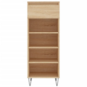 Scarpiera Rovere Sonoma 40x36x105 cm in Legno Multistrato 831463