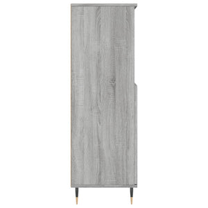 Credenza-Buffet-Armadio da cucina Grigio Sonoma 60x36x110 cm in Legno Multistrato 224798