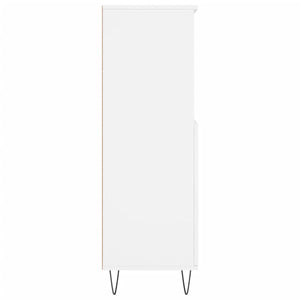 vidaXl Credenza Alta Bianca 60x36x110 cm in Legno Multistrato