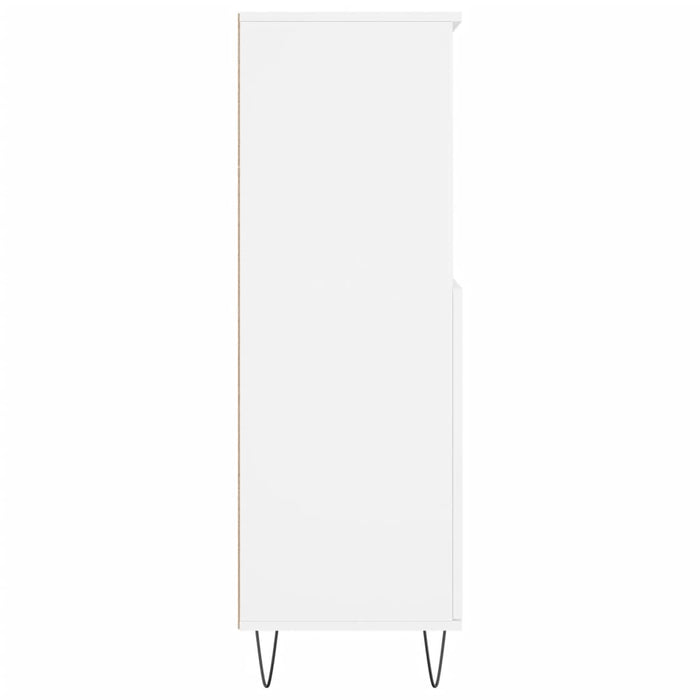 vidaXl Credenza Alta Bianca 60x36x110 cm in Legno Multistrato