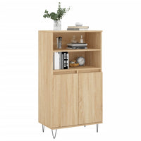 vidaXL Credenza Rovere Sonoma 60x36x110 cm in Legno Multistrato