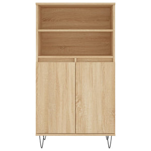 vidaXL Credenza Rovere Sonoma 60x36x110 cm in Legno Multistrato