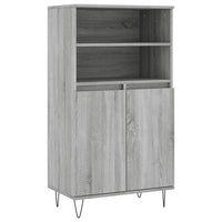 Credenza-Buffet-Armadio da cucina Grigio Sonoma 60x36x110 cm in Legno Multistrato 247501