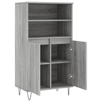 Credenza-Buffet-Armadio da cucina Grigio Sonoma 60x36x110 cm in Legno Multistrato 247501