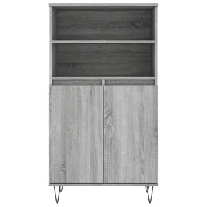 Credenza-Buffet-Armadio da cucina Grigio Sonoma 60x36x110 cm in Legno Multistrato 247501
