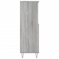 Credenza-Buffet-Armadio da cucina Grigio Sonoma 60x36x110 cm in Legno Multistrato 247501