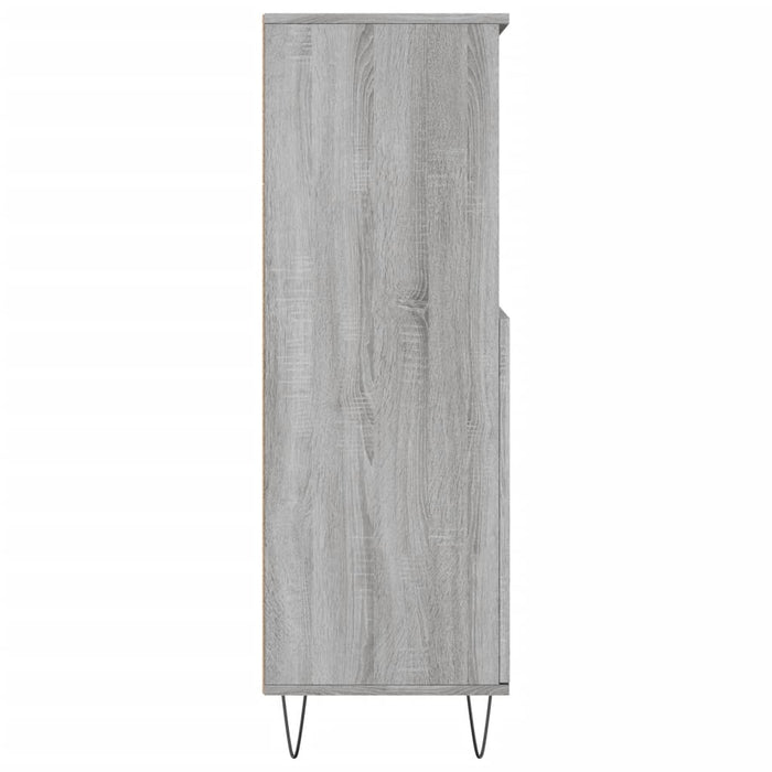 Credenza-Buffet-Armadio da cucina Grigio Sonoma 60x36x110 cm in Legno Multistrato 247501