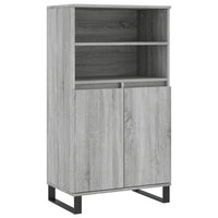 Credenza-Buffet-Armadio da cucina Grigio Sonoma 60x36x110 cm in Legno Multistrato 548740