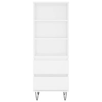 Credenza Bianco 40x36x110 cm in Legno Multistrato 831508