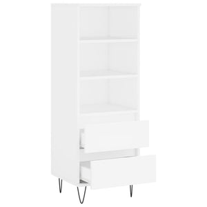 Credenza Bianco 40x36x110 cm in Legno Multistrato 831508