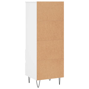 Credenza Bianco 40x36x110 cm in Legno Multistrato 831508
