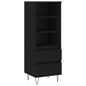 Credenza Nero 40x36x110 cm in Legno Multistratocod mxl 126773