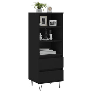Credenza Nero 40x36x110 cm in Legno Multistratocod mxl 126773