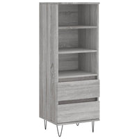 Credenza-Buffet-Armadio da cucina Grigio Sonoma 40x36x110 cm in Legno Multistrato 756873