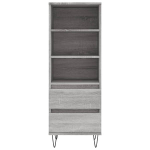 Credenza-Buffet-Armadio da cucina Grigio Sonoma 40x36x110 cm in Legno Multistrato 756873