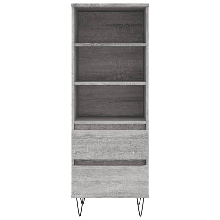 Credenza-Buffet-Armadio da cucina Grigio Sonoma 40x36x110 cm in Legno Multistrato 756873